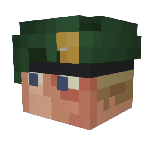 carsten1965 Minecraft avatar head, 3D render