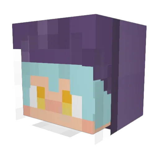 carter_kata08 Minecraft avatar head, 3D render