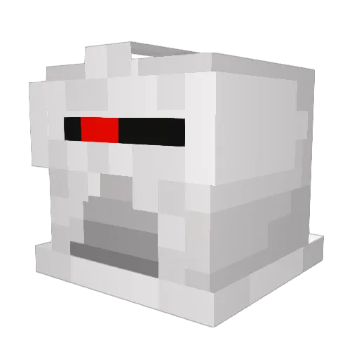 cartercs Minecraft avatar head, 3D render