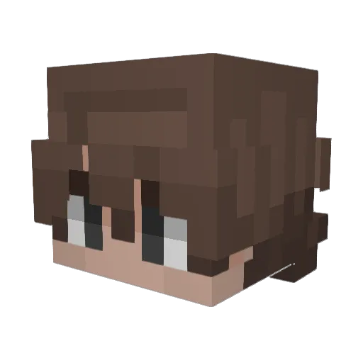 carterk56 Minecraft avatar head, 3D render