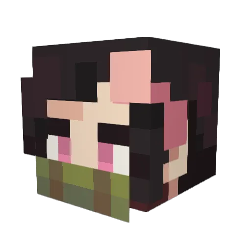 carterr0r Minecraft avatar head, 3D render