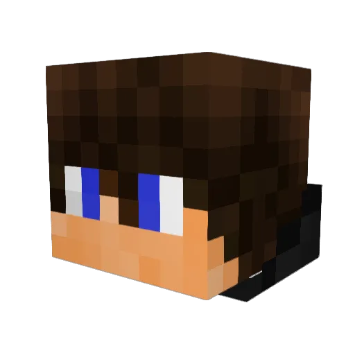cartman123450 Minecraft avatar head, 3D render