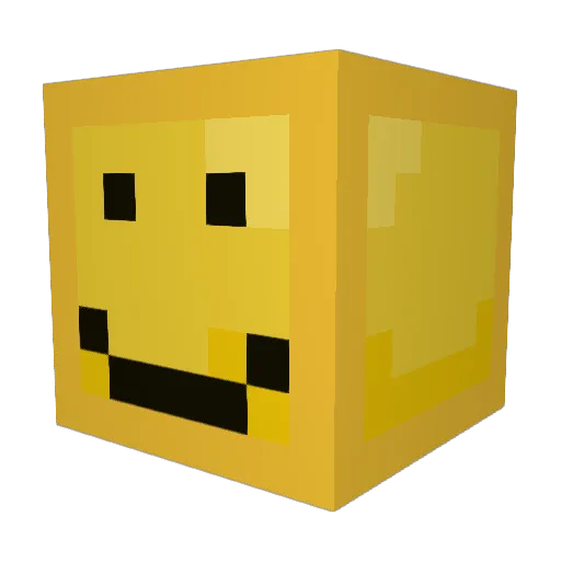 cartmanator Minecraft avatar head, 3D render