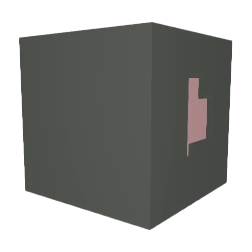 cartuyuom Minecraft avatar head, 3D render
