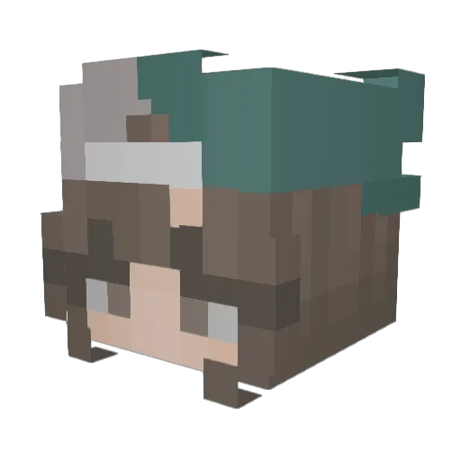 carvalho0506 Minecraft avatar head, 3D render