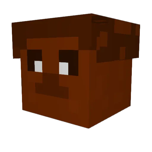 carvera1209 Minecraft avatar head, 3D render