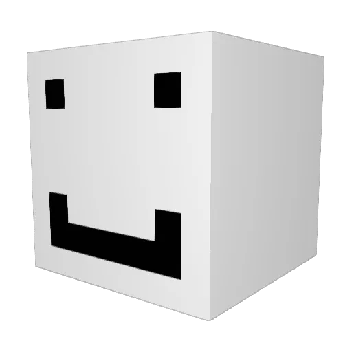 carvzzz Minecraft avatar head, 3D render