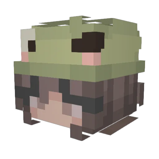 carymlee Minecraft avatar head, 3D render
