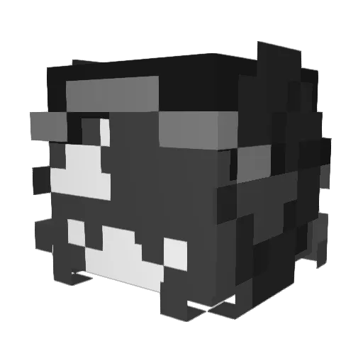 cas_thegih Minecraft avatar head, 3D render