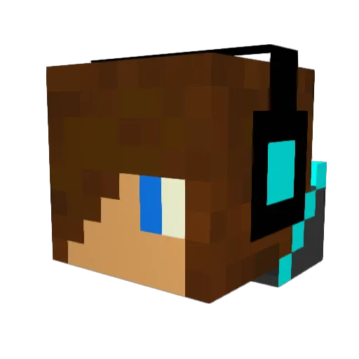 casanova10 Minecraft avatar head, 3D render