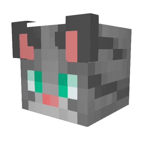 casarx Minecraft avatar head, 3D render