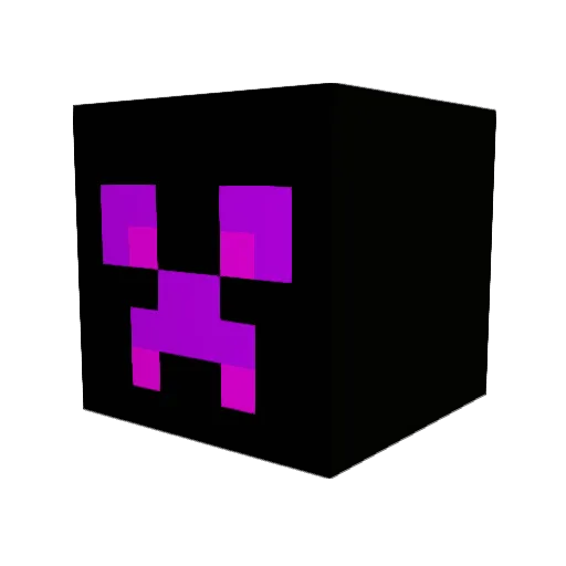 caseliam Minecraft avatar head, 3D render