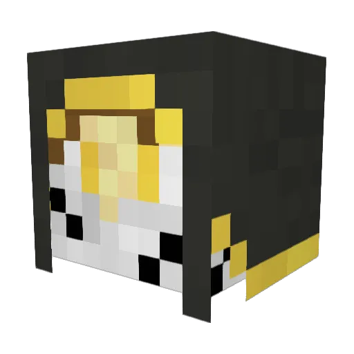casevink123 Minecraft avatar head, 3D render