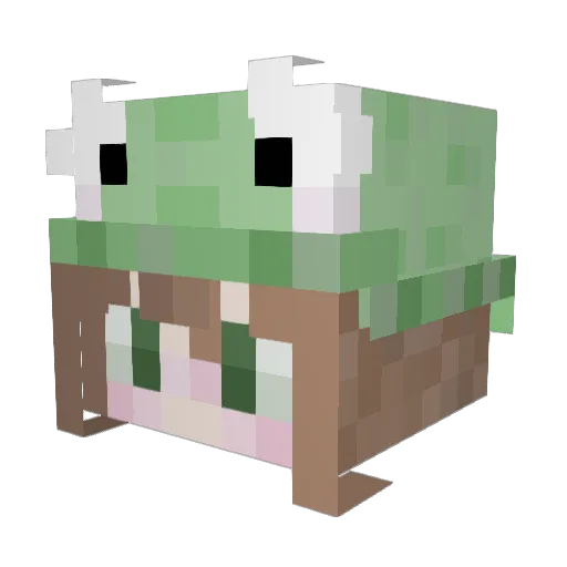 caseyburger Minecraft avatar head, 3D render