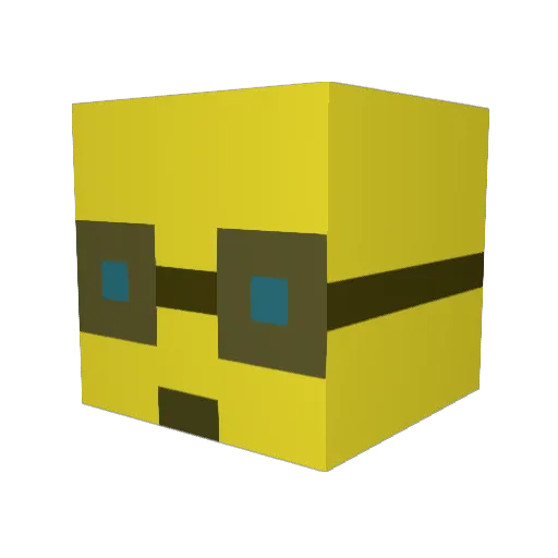 caseycheese Minecraft avatar head, 3D render