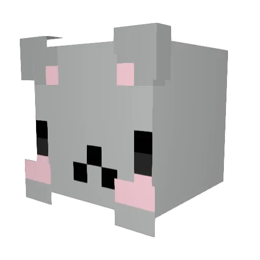 caseychuuu Minecraft avatar head, 3D render