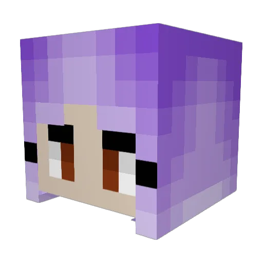caseykaty Minecraft avatar head, 3D render
