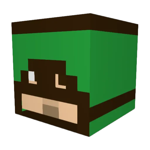 caseys03 Minecraft avatar head, 3D render