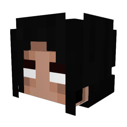 cashcrew Minecraft avatar head, 3D render