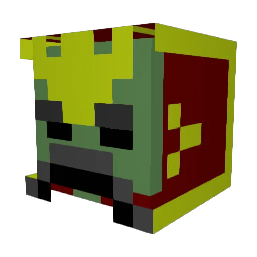 cashy2007 Minecraft avatar head, 3D render