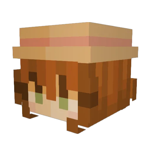 caslynnn Minecraft avatar head, 3D render