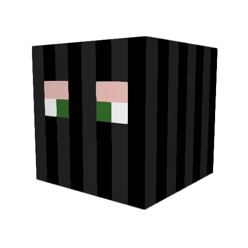casnyb Minecraft avatar head, 3D render
