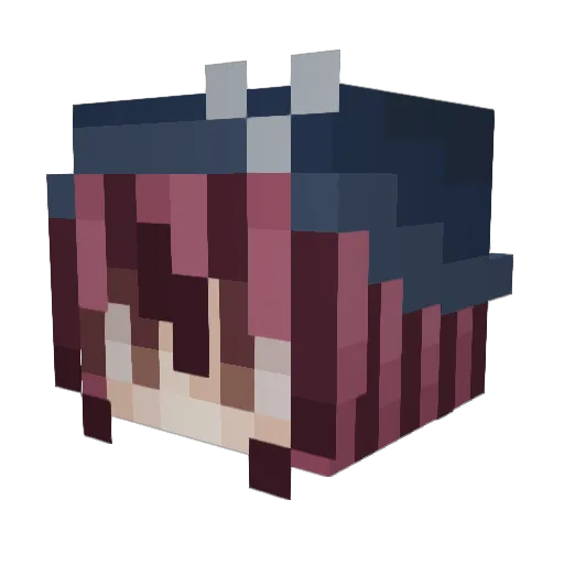casoozle Minecraft avatar head, 3D render