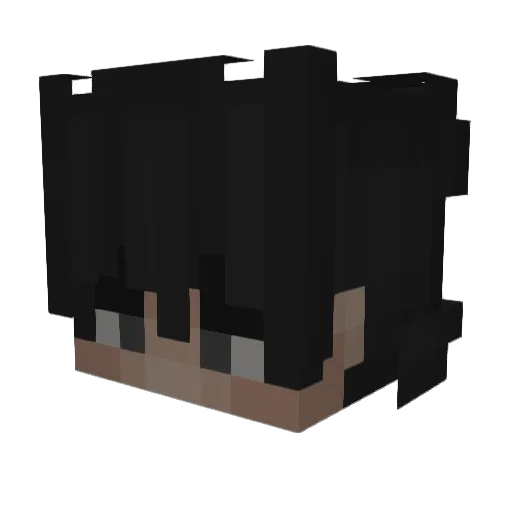 casoti Minecraft avatar head, 3D render