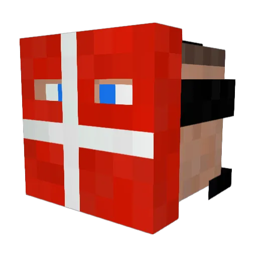 casp9287 Minecraft avatar head, 3D render