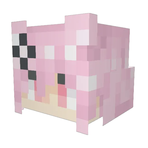 caspee420 Minecraft avatar head, 3D render