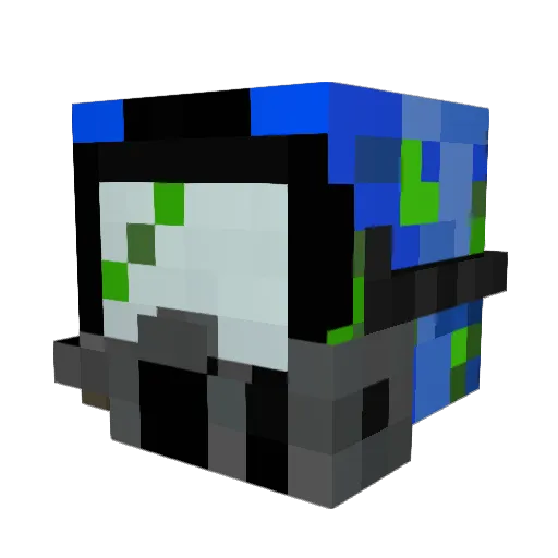 casper1006 Minecraft avatar head, 3D render