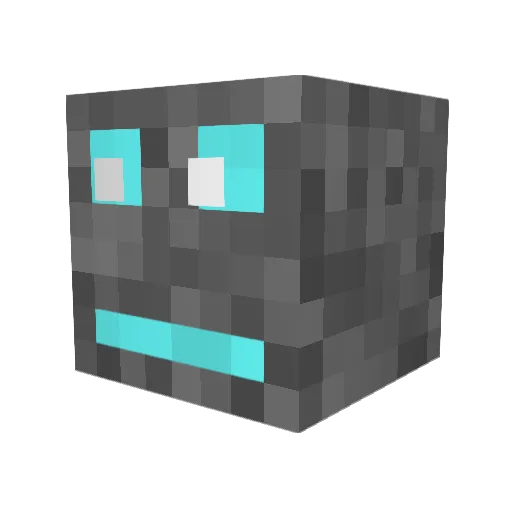 casper130 Minecraft avatar head, 3D render