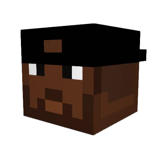 casper1422 Minecraft avatar head, 3D render