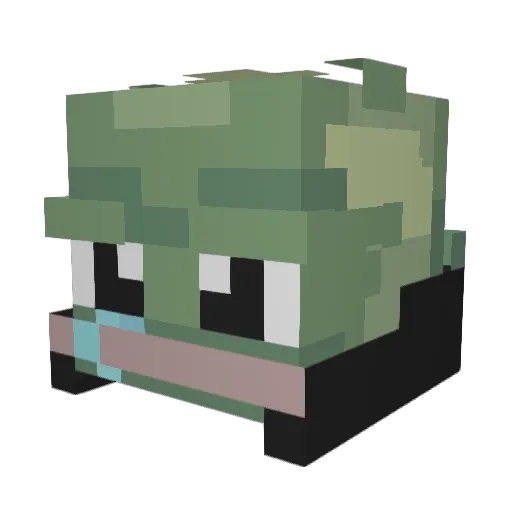 casper41 Minecraft avatar head, 3D render