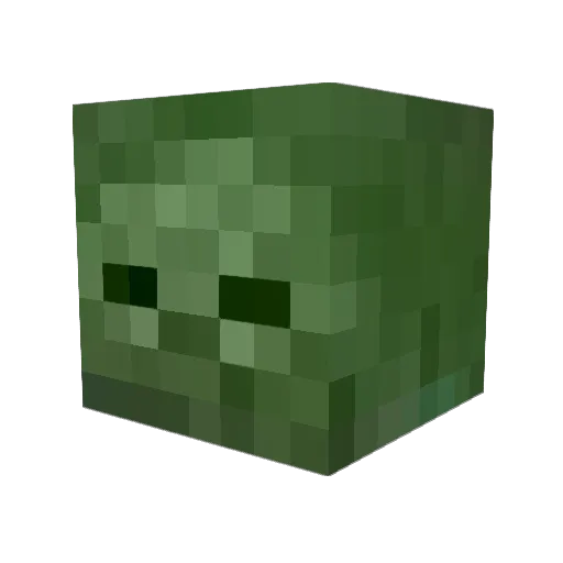 cass1u5 Minecraft avatar head, 3D render
