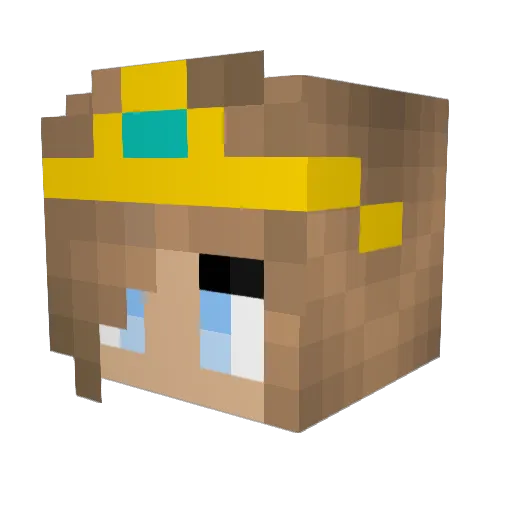 cass51801 Minecraft avatar head, 3D render