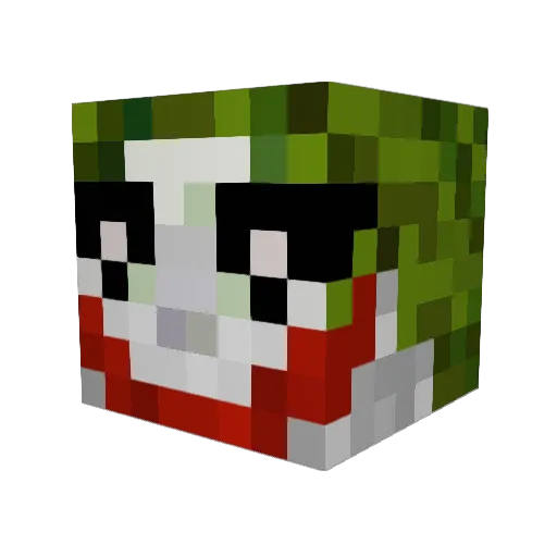 cassian24 Minecraft avatar head, 3D render