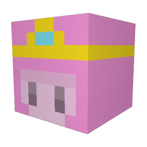 cassicfantastic Minecraft avatar head, 3D render