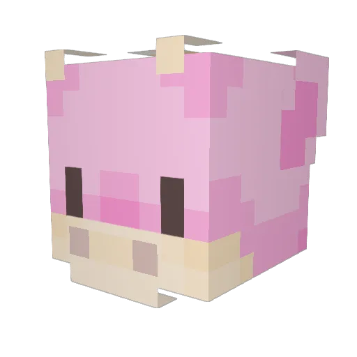 cassietalia Minecraft avatar head, 3D render
