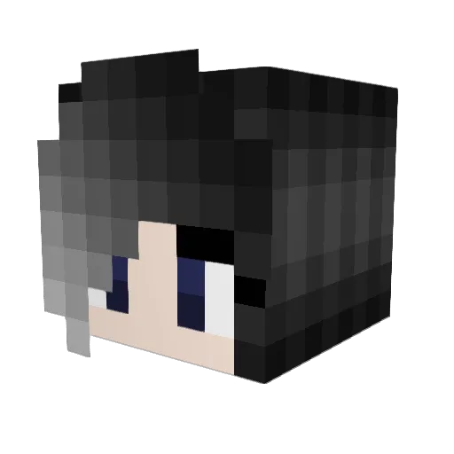 cassiiopia Minecraft avatar head, 3D render