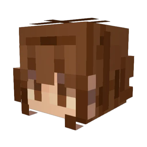cassiopeia0 Minecraft avatar head, 3D render