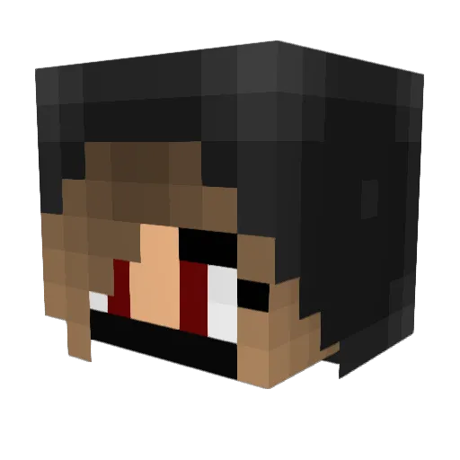 cassou1 Minecraft avatar head, 3D render