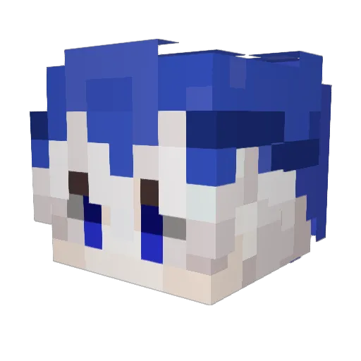 cassowary__ Minecraft avatar head, 3D render