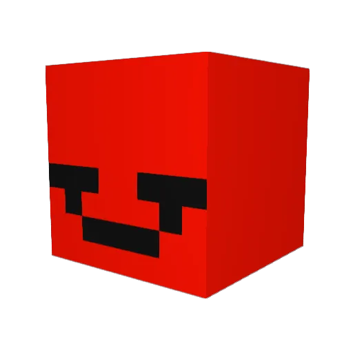 castaa Minecraft avatar head, 3D render