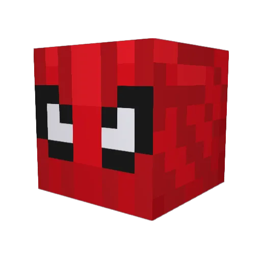 castellosan Minecraft avatar head, 3D render