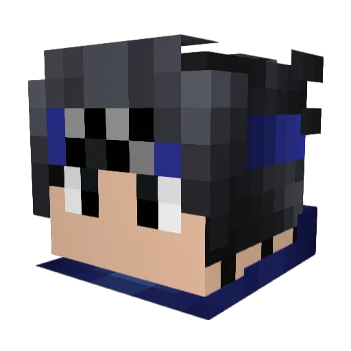 castiel0806 Minecraft avatar head, 3D render