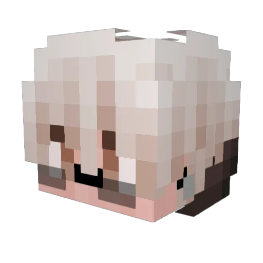 castielXXX Minecraft avatar head, 3D render