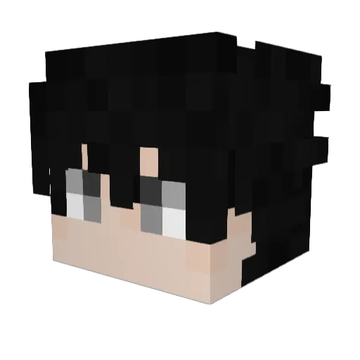 castiguem Minecraft avatar head, 3D render