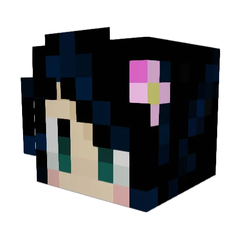 castlehighh Minecraft avatar head, 3D render