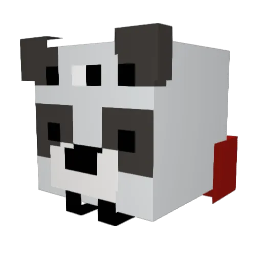 castlerun4 Minecraft avatar head, 3D render